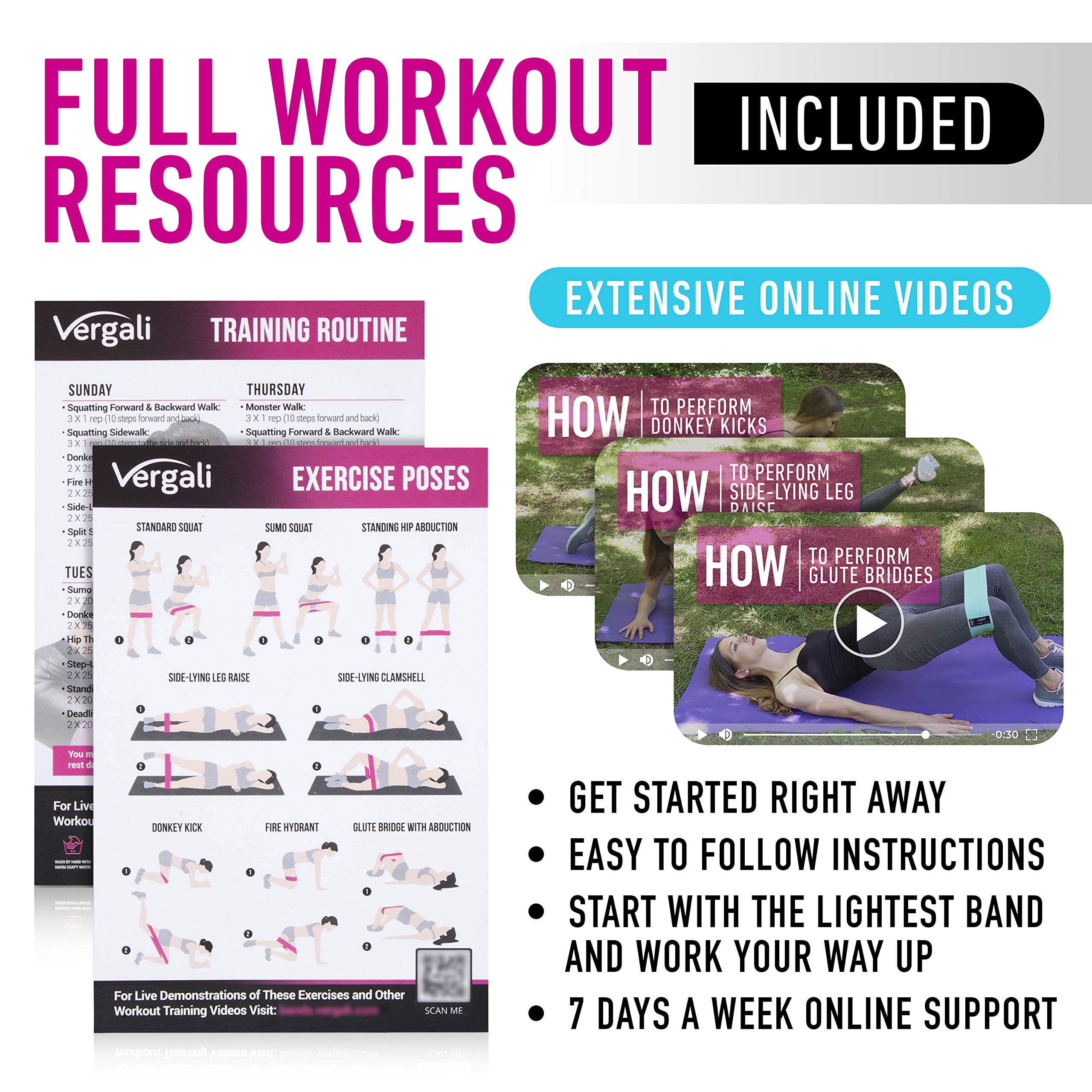 Booty Resistance Bands Set